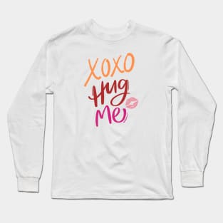 XOXO Hug Me Lips Long Sleeve T-Shirt